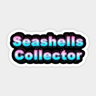 Seashells Collector Sticker